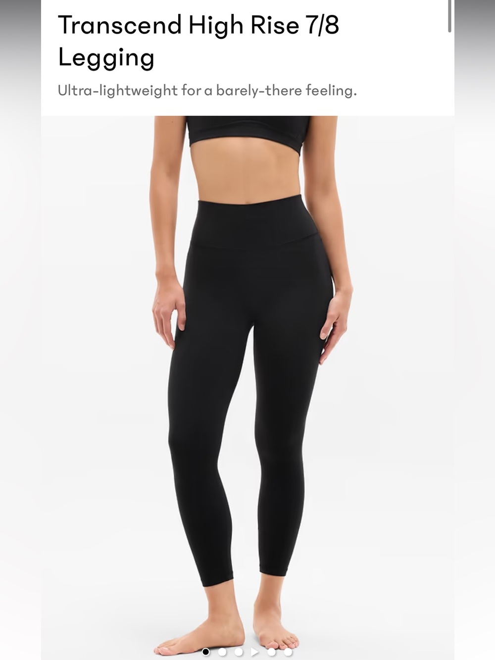 Athleta Transcend 7/8 High Rise Legging